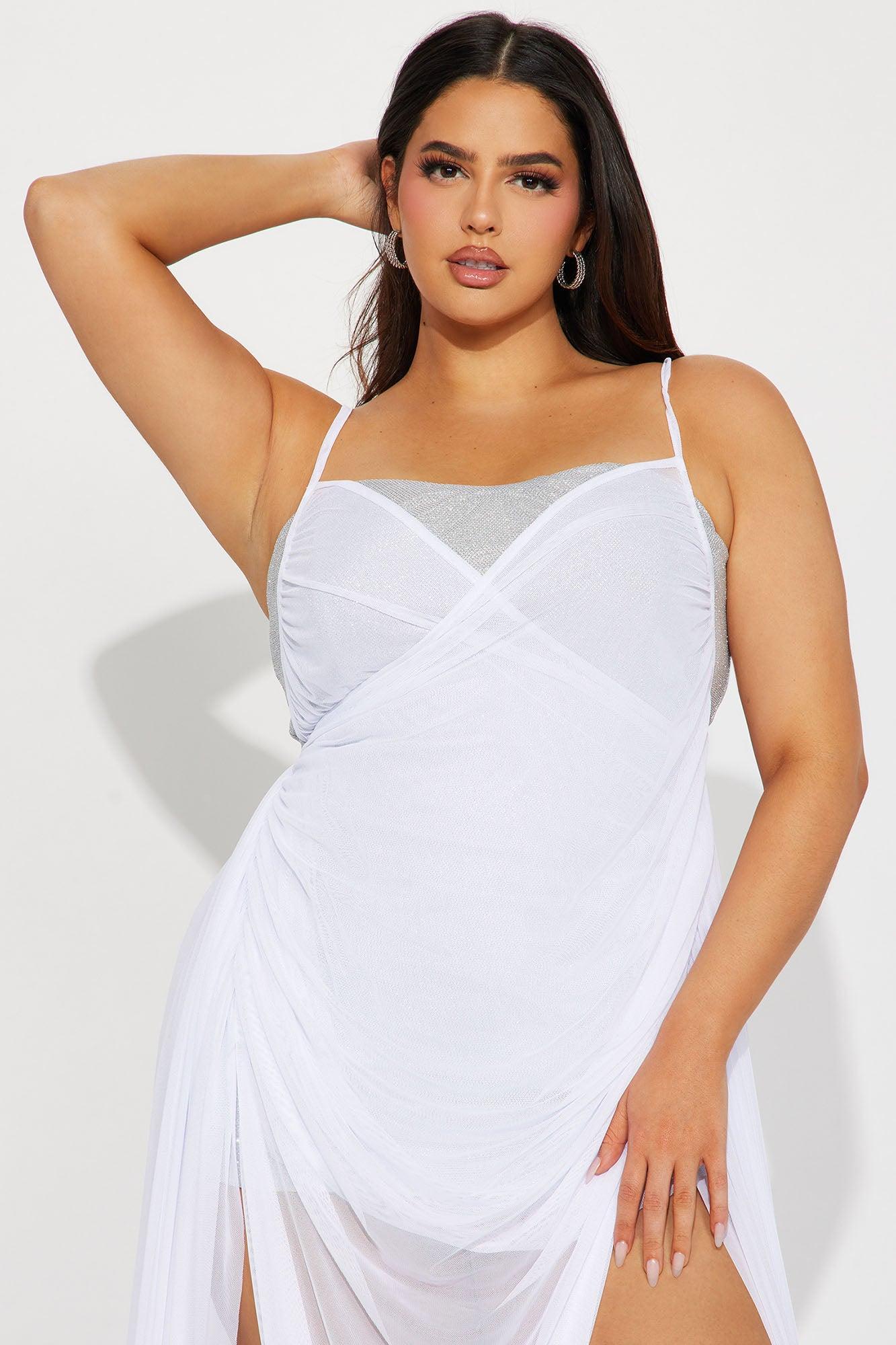 Serena Tulle Gown - Silver Product Image