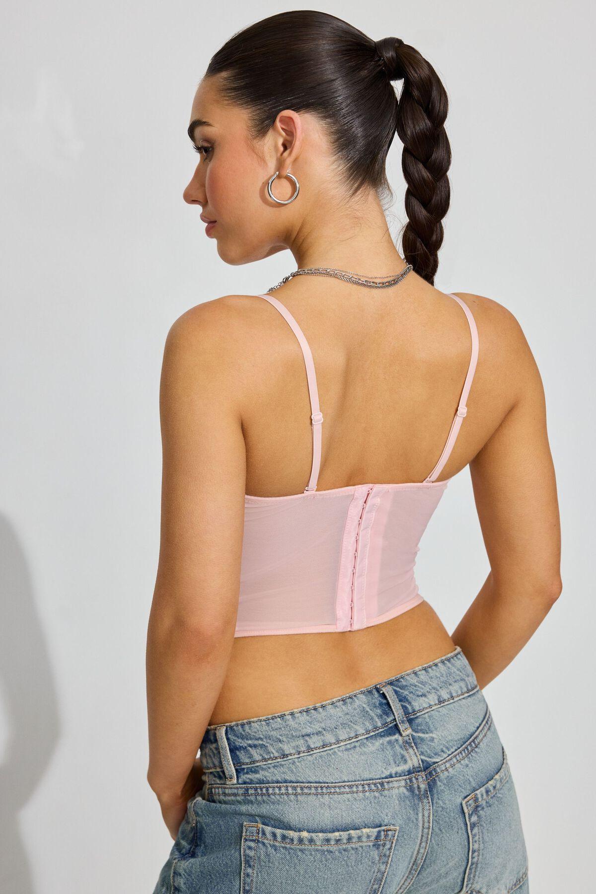 Chrishell Lace Mesh Bustier Product Image