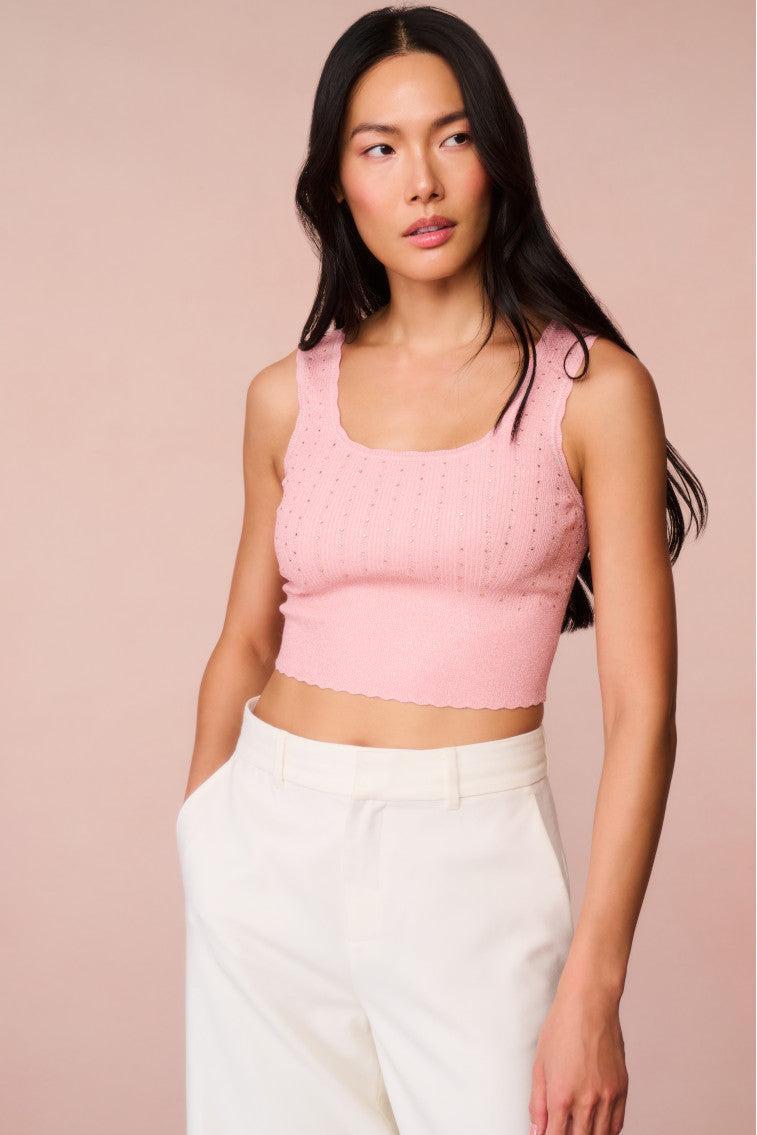 Prague Crystal Knit Tank Top Product Image