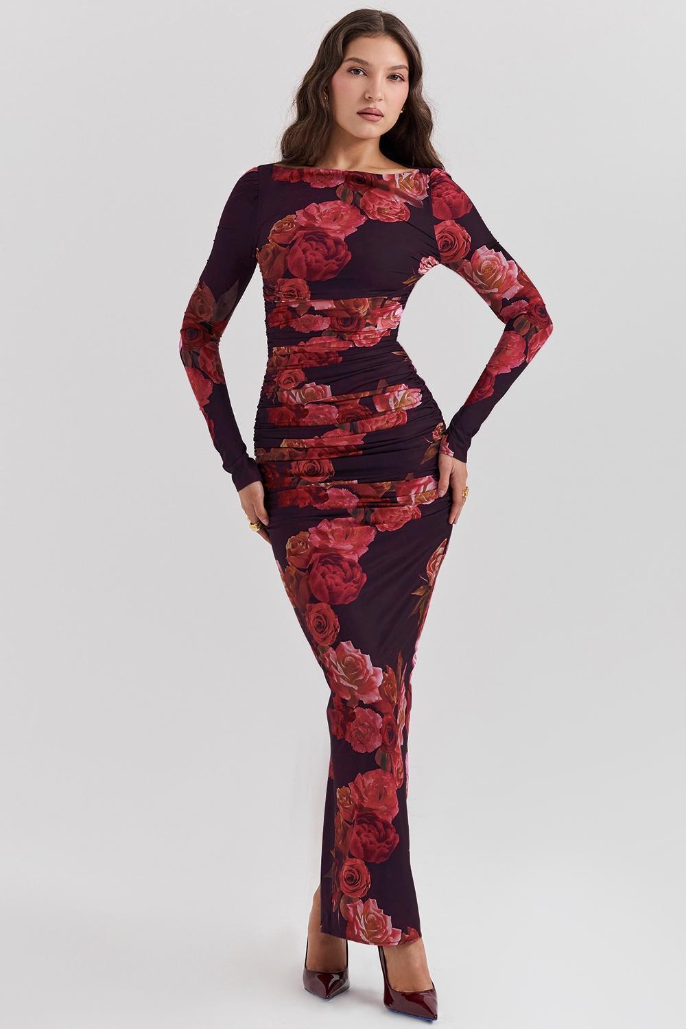 Lanetta Romantic Floral Maxi Dress Product Image