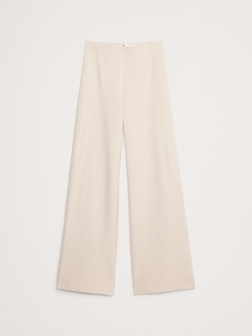 Wide-Leg Everywhere Ponte Cropped Pant Product Image