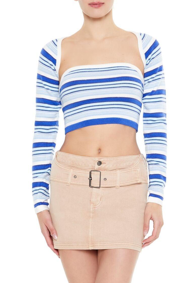 Sweater-Knit Tube Top & Shrug Set | Forever 21 Product Image
