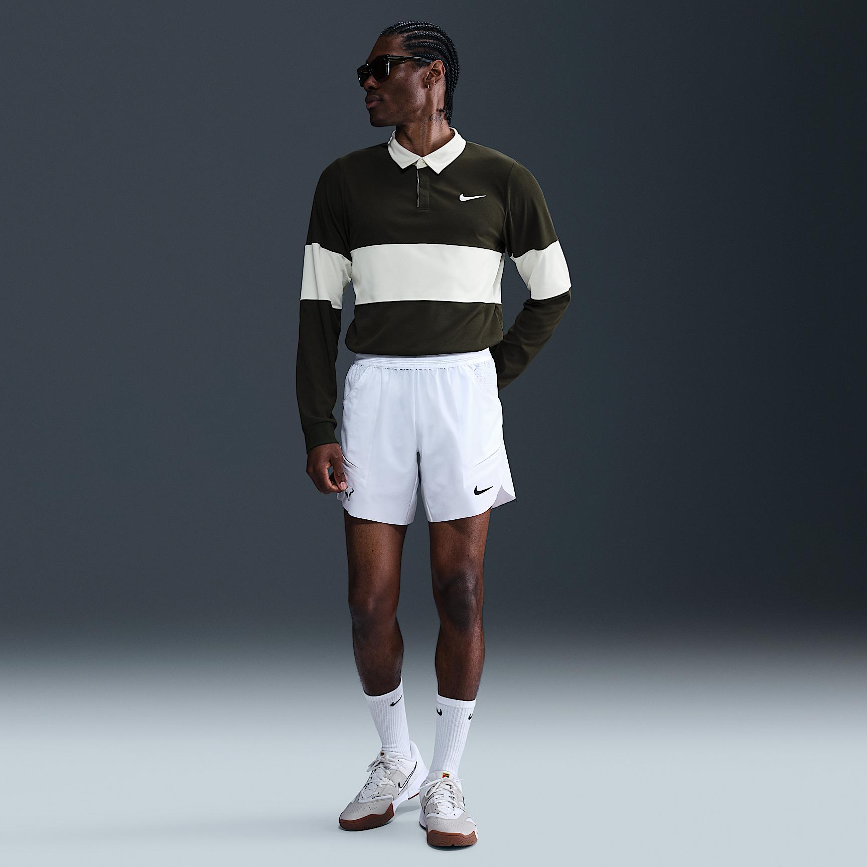 NikeCourt Slam Men's Dri-FIT ADV Long-Sleeve Tennis Polo Product Image