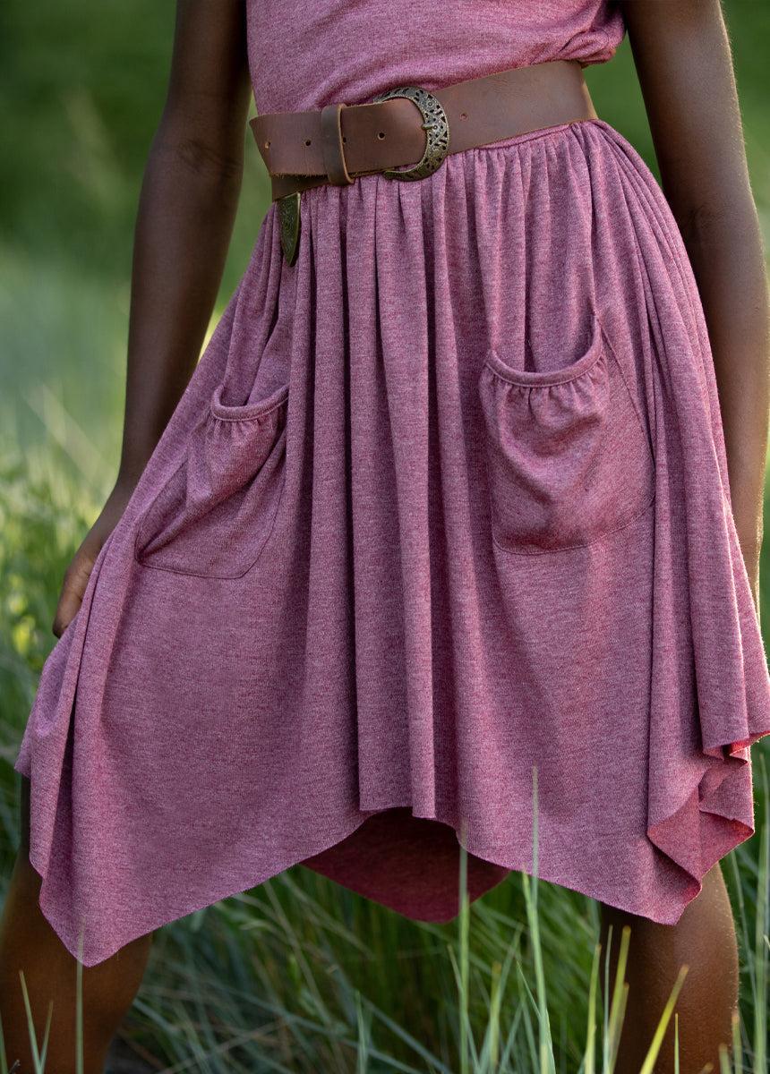 Twilla Dress in Heather Plum Girls Product Image