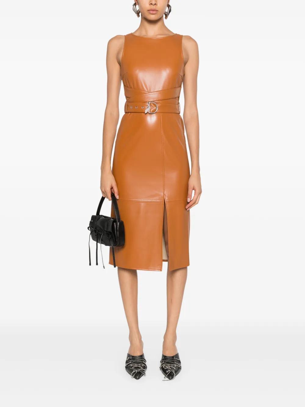 belted midi dress Product Image