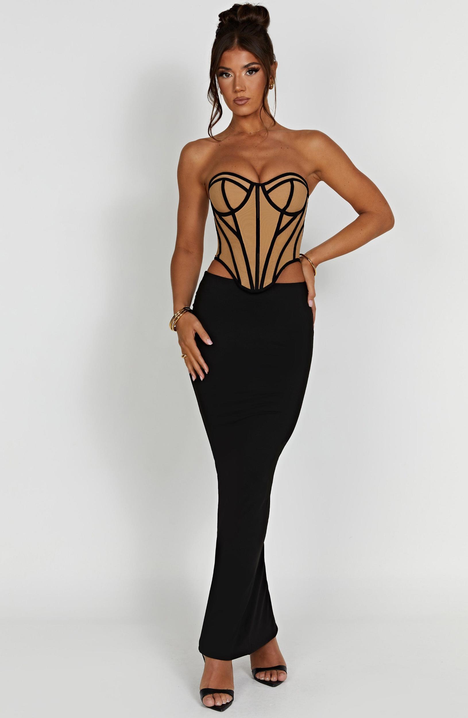 Santanna Corset - Ivory/Nude Product Image