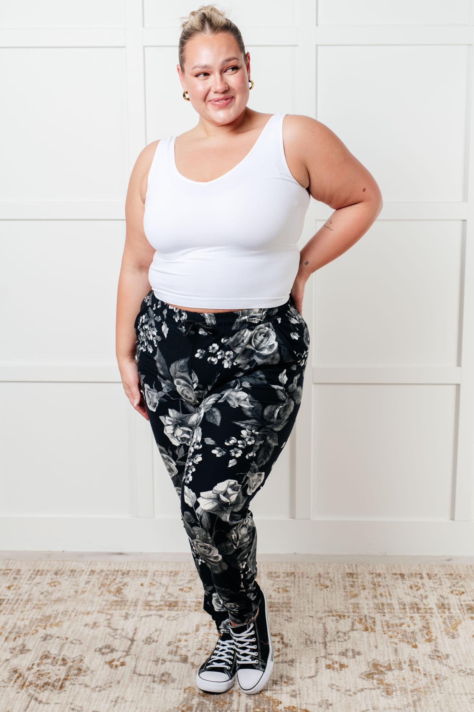 Your New Favorite Joggers in Rose Print (Online Exclusive) Product Image