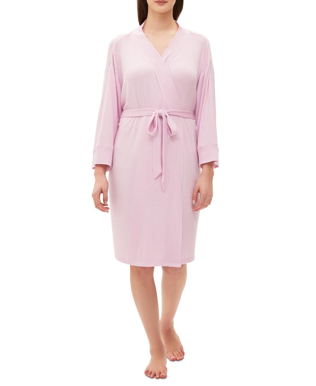 GAPBody Womens Long-Sleeve Ribbed Belted Robe Product Image