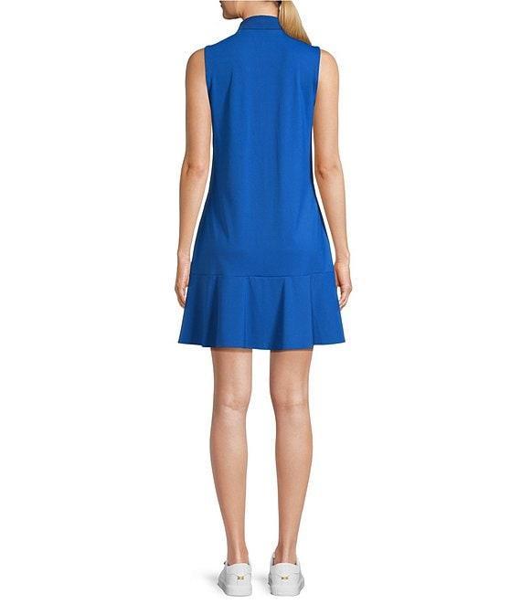 Tommy Bahama Abby Interlock Flounce Polo Swing Dress Product Image