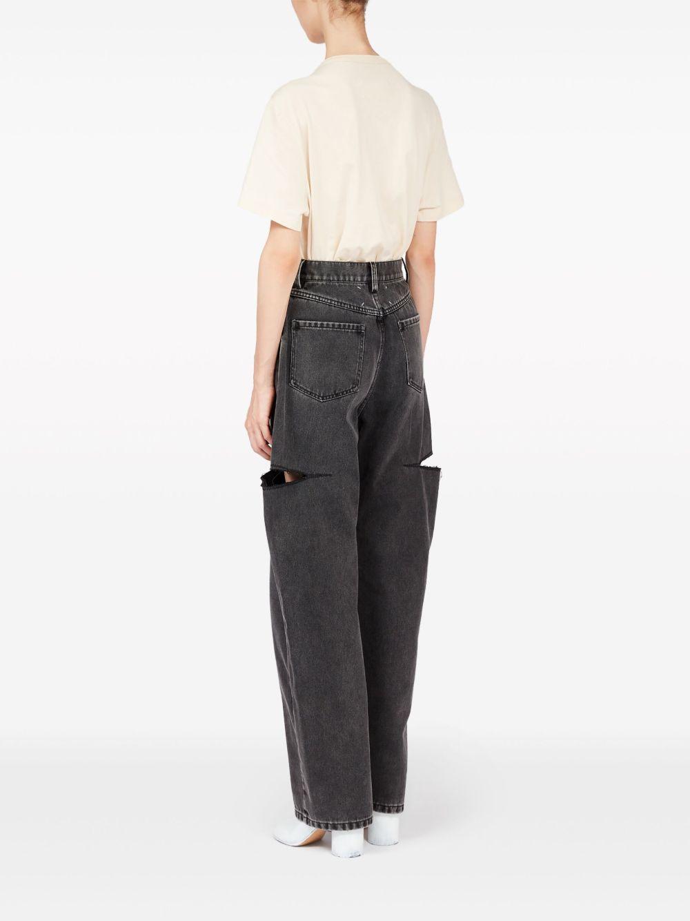 high-rise tapered jeans Product Image