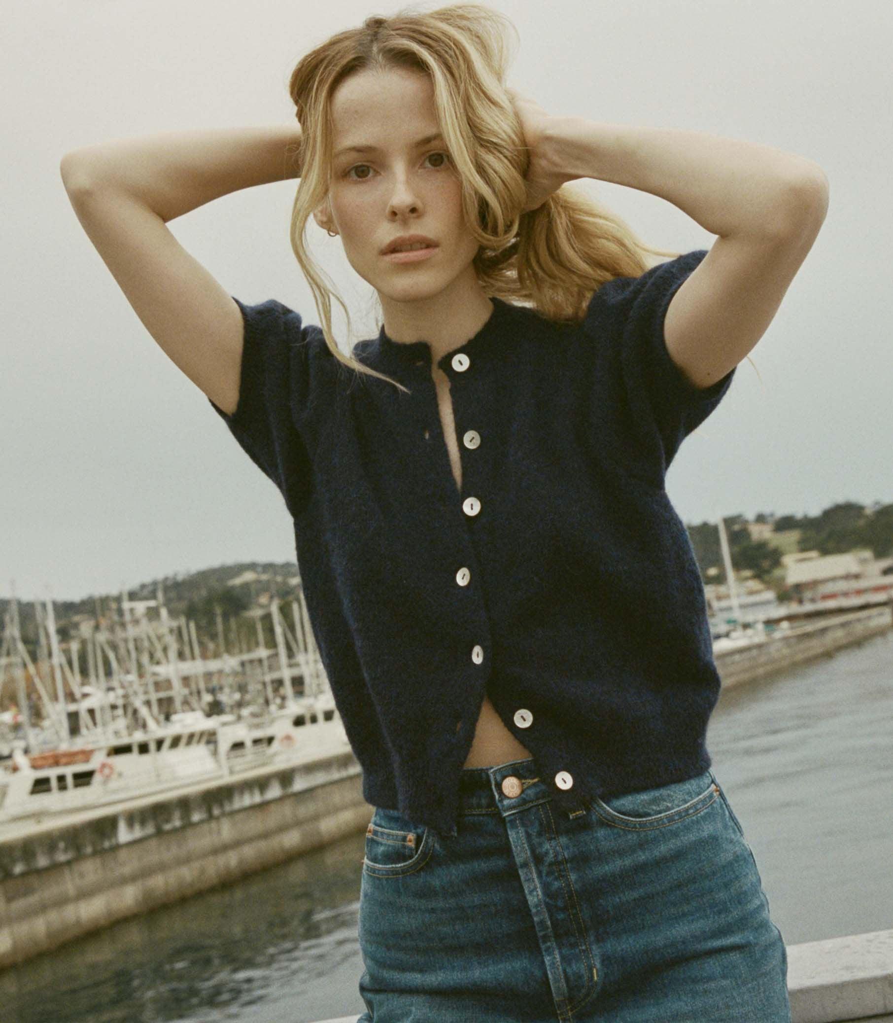 ANISA CARDIGAN -- NAVY Product Image