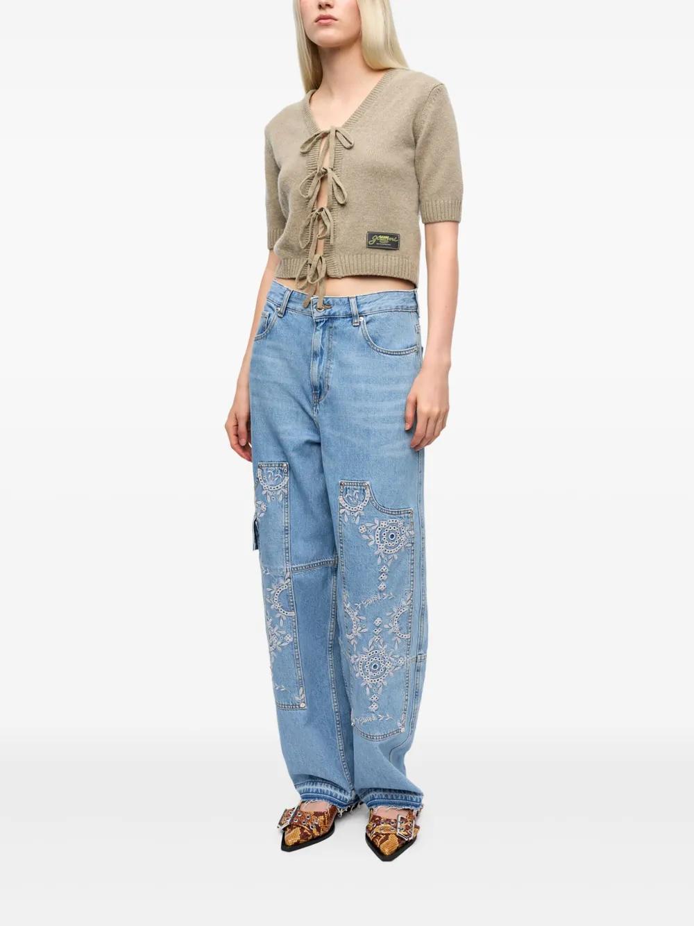broderie-anglaise jeans Product Image