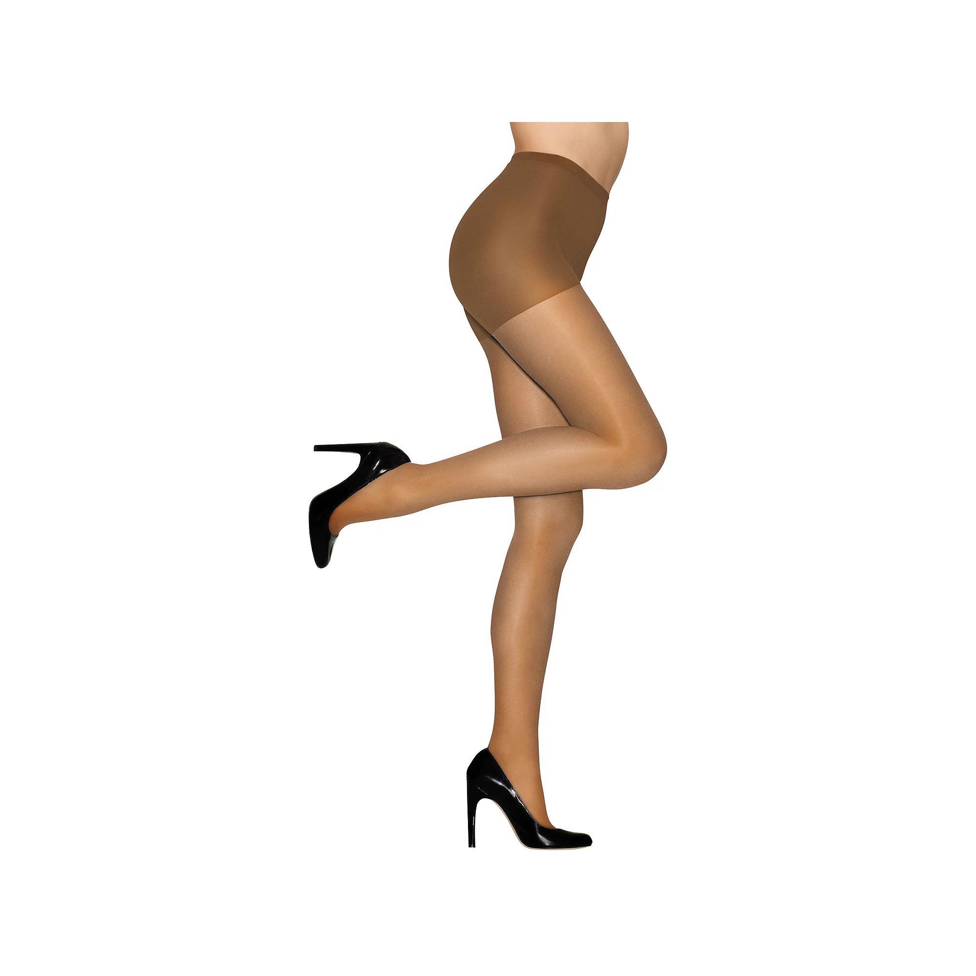 Hanes® Alive Full Support Control-Top Pantyhose, Women's, Barely Black Product Image