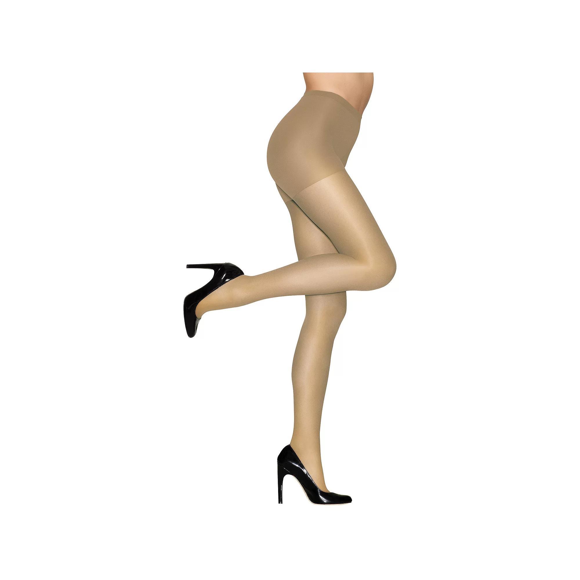 Hanes® Alive Full Support Control-Top Pantyhose, Women's, Barely Black Product Image