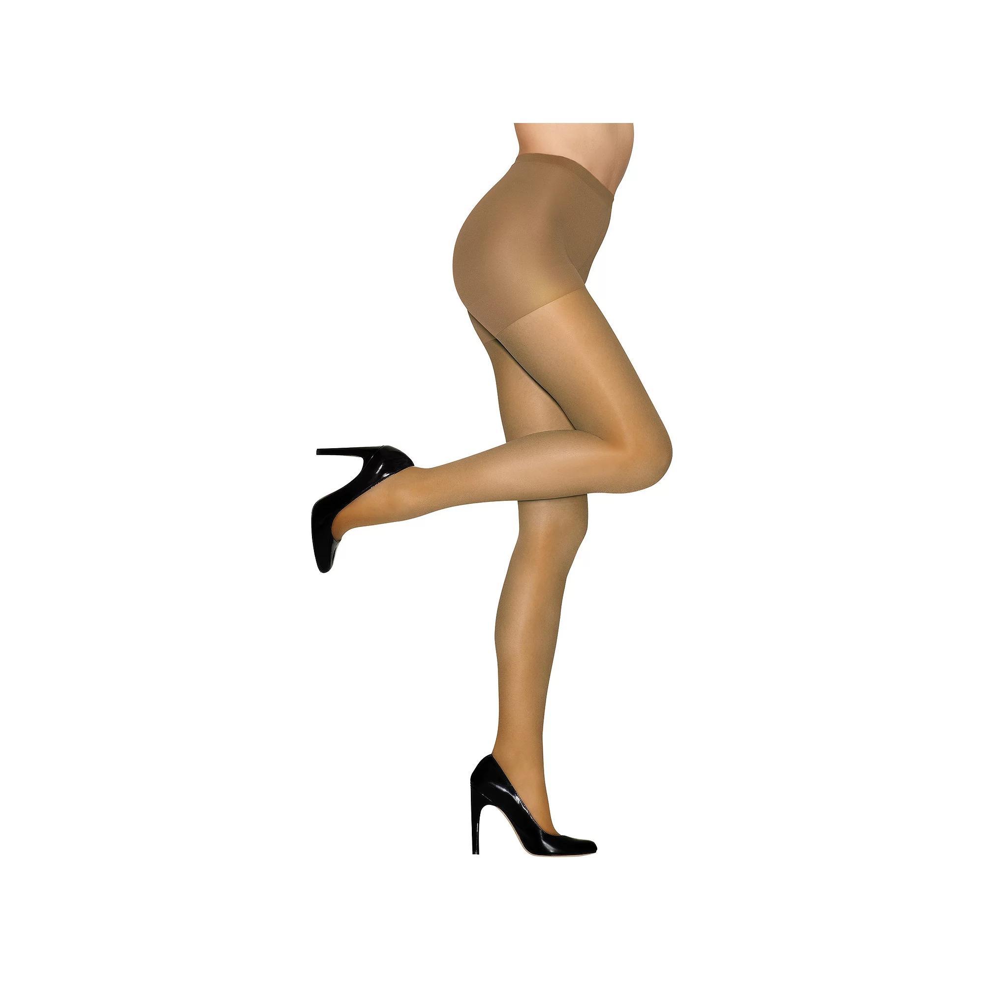 Hanes® Alive Full Support Control-Top Pantyhose, Women's, Barely Black Product Image