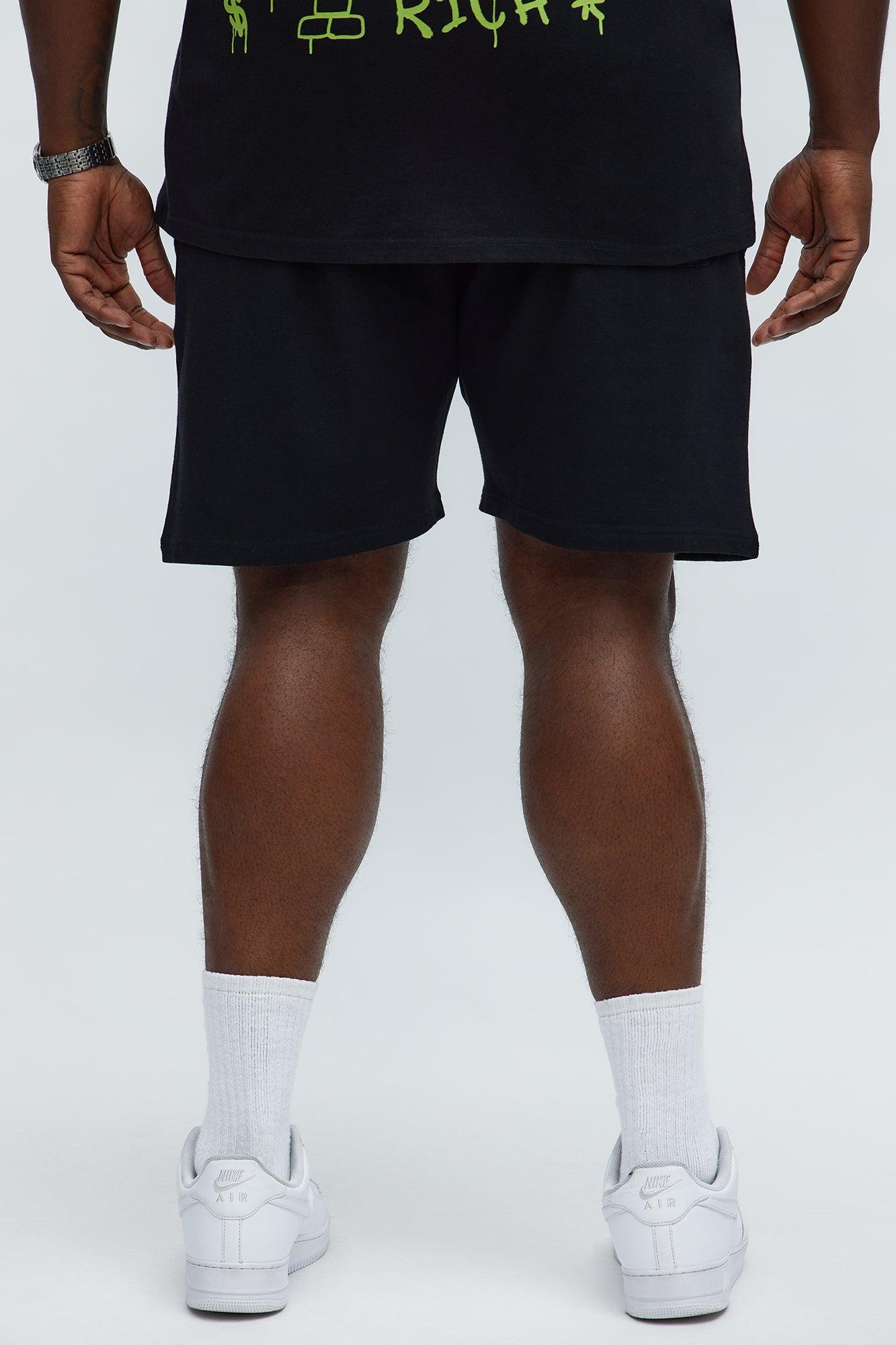 Richie Rich Fly Sweatshorts - Black Product Image