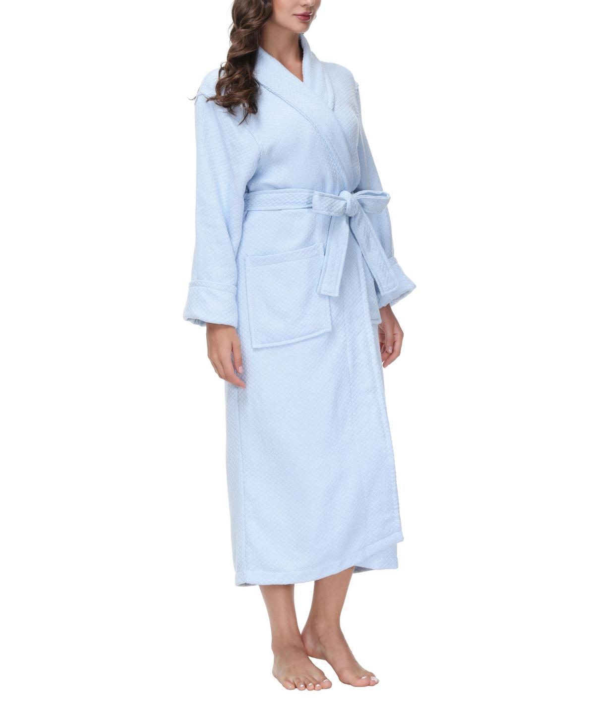 Womens INK+IVY Diamond Waffle Look Robe Pink Product Image