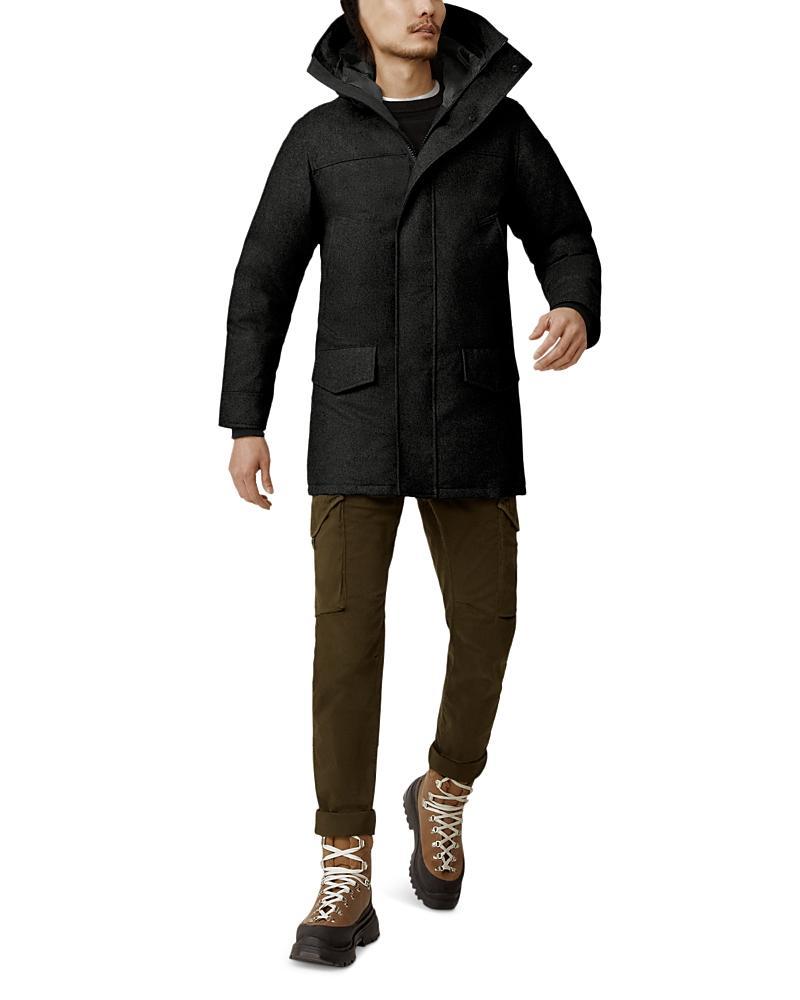 Canada Goose Langford Hooded Wool Blend Down Parka Product Image