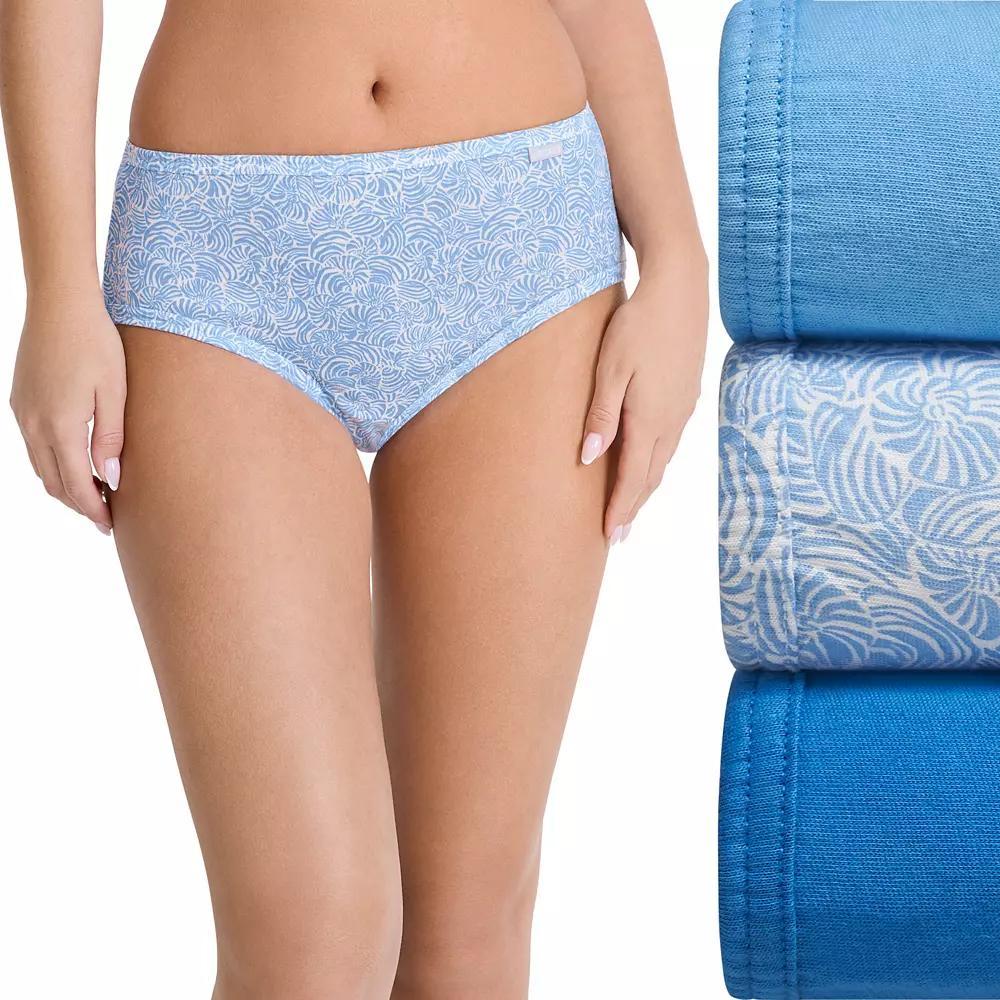 Women's Jockey® Elance 3-Pack Hipster Panty Set 1488, Size: 6, Pretty Meadow Team Product Image