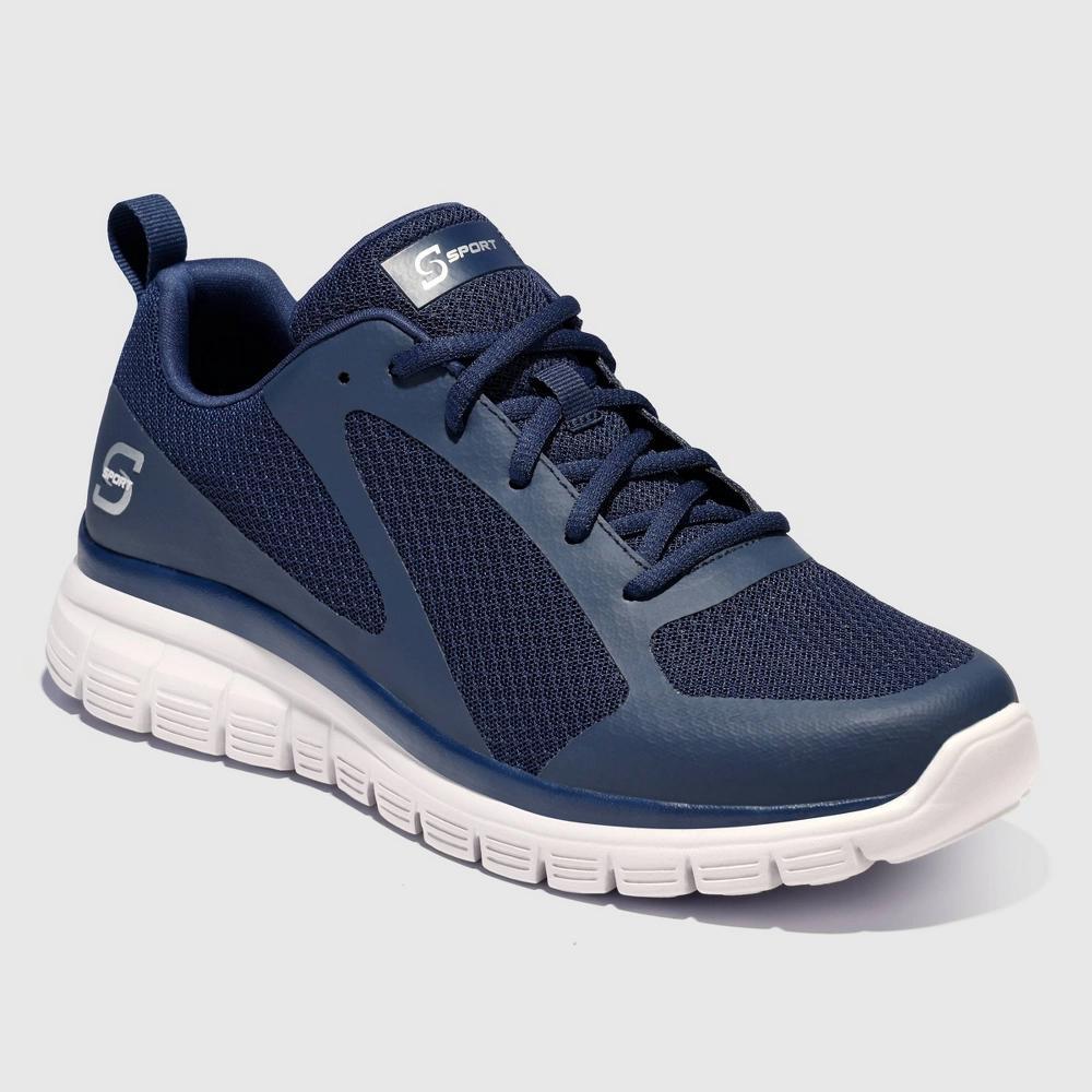 S Sport By Skechers Men's Reiff 3.0 Sneakers - Navy Blue 8: Lace Up, Cushioned Insole, Medium Width, Closed Round Toe Product Image