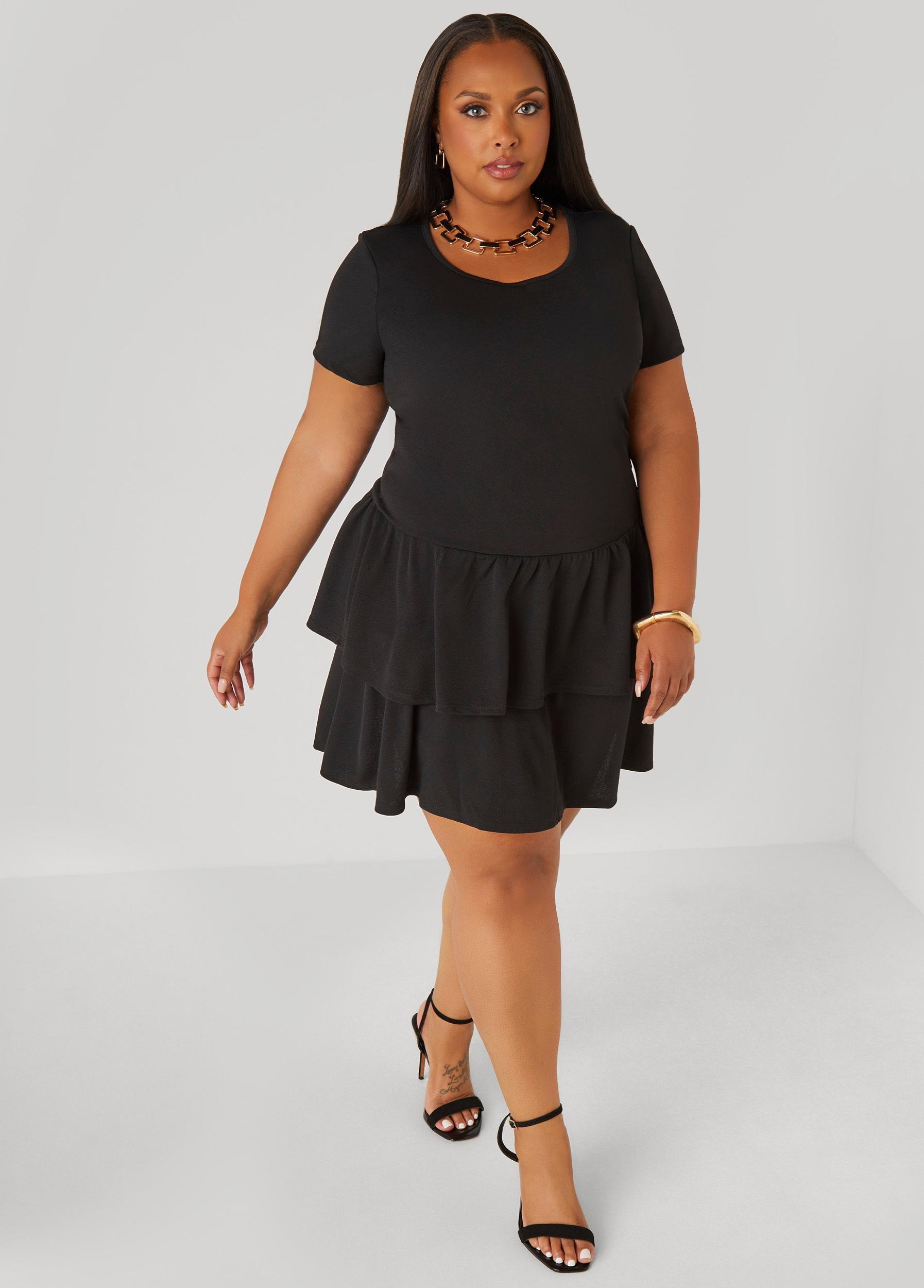 Textured Tiered Dress Product Image