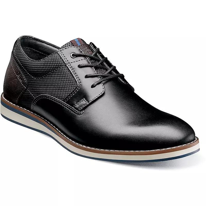 Nunn Bush® Circuit Men's Plain Toe Oxford Shoes, Size: 9.5, Black Team Product Image