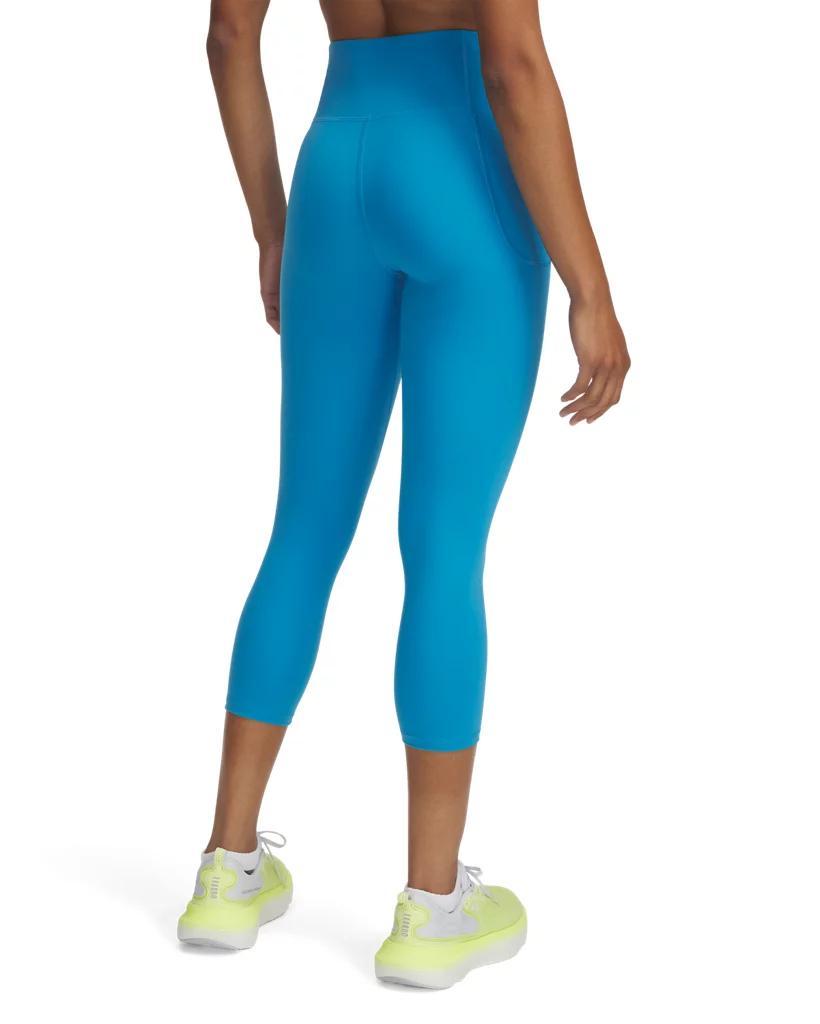 Women's Under Armour Motion Capri Leggings, Size: Large, Ether Blue Product Image