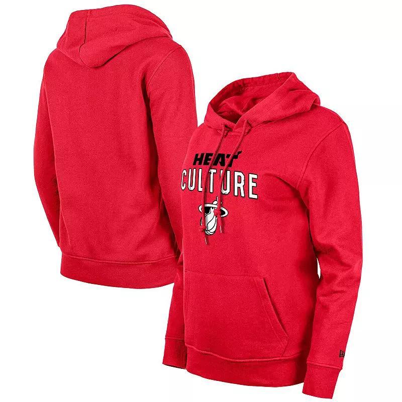 Womens New Era Miami Heat 2023/24 City Edition Pullover Hoodie Product Image