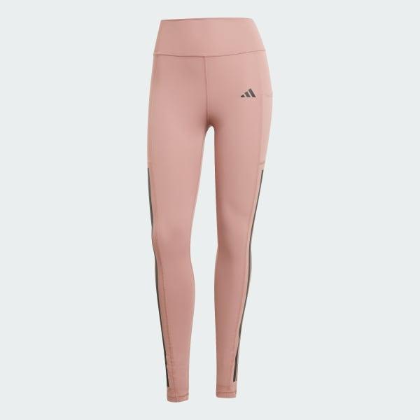 adidas Optime 3-Stripes Full-Length Leggings Black XS Womens Product Image