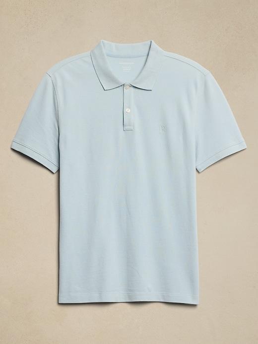 Cotton Monogram Pique Polo Product Image