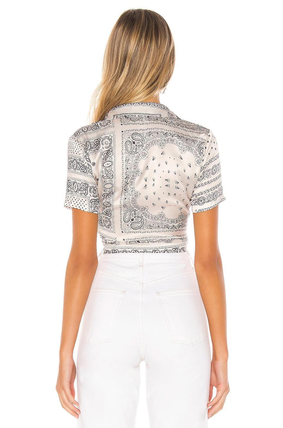 Jenela Twist Front Shirt superdown Product Image