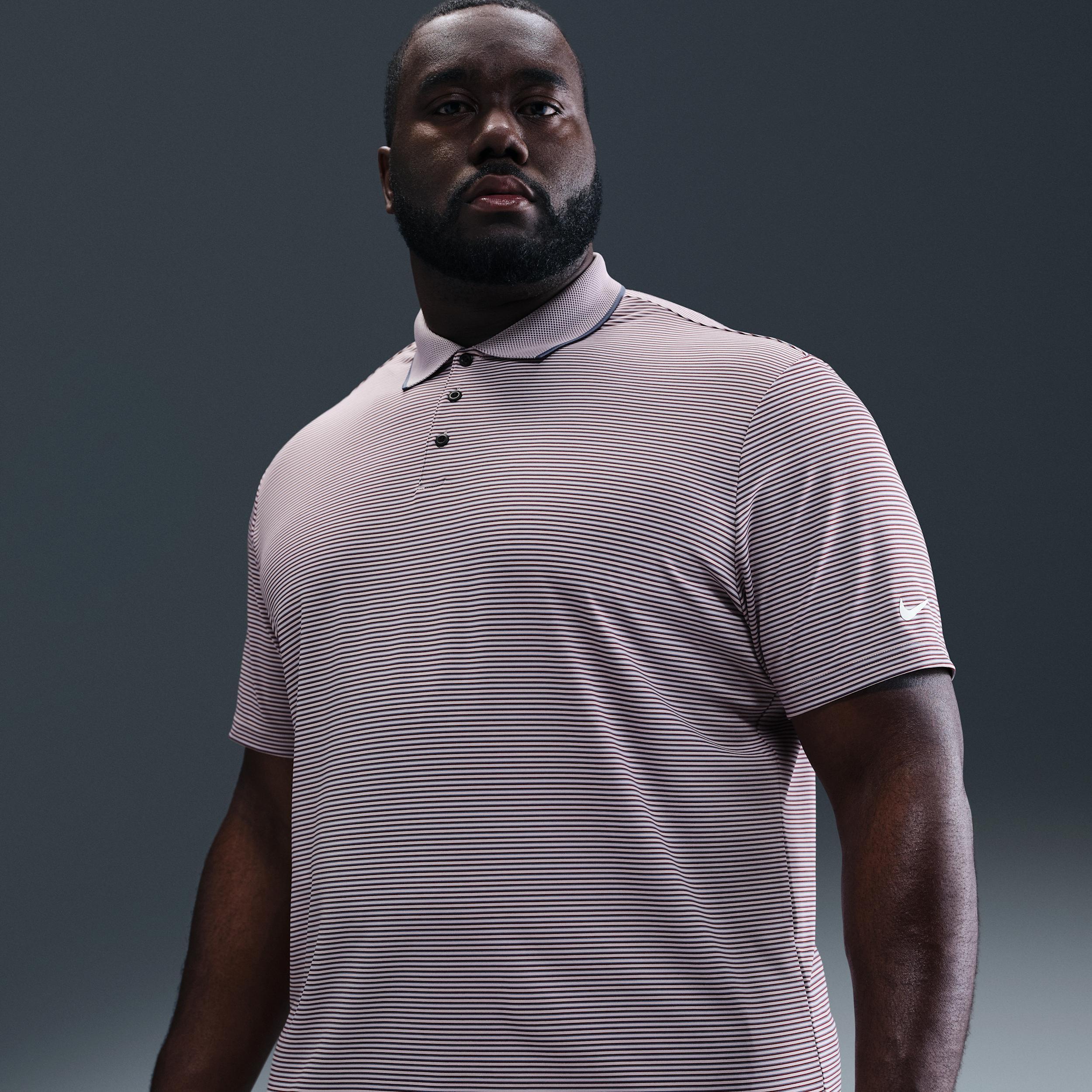Nike Men's Tour Dri-FIT Striped Golf Polo Product Image