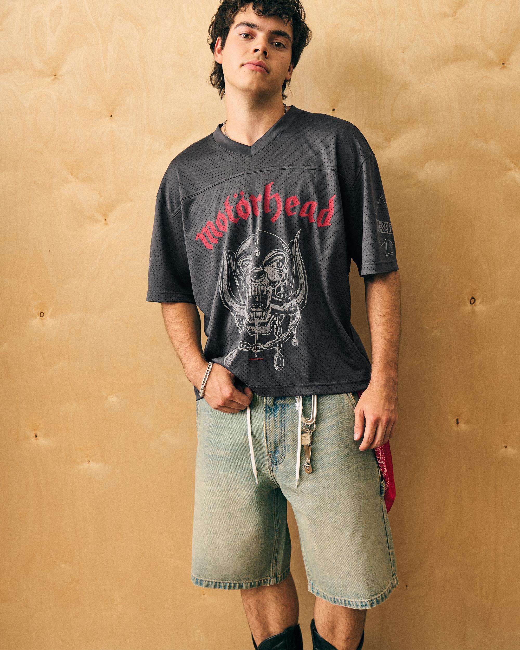 Boxy Crop Motörhead Graphic Jersey Product Image