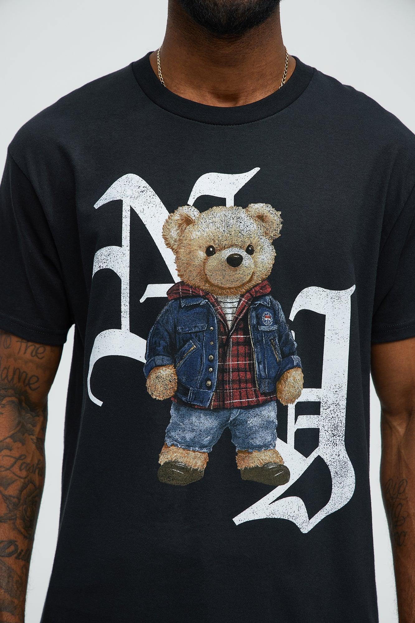NYC Teddy Short Sleeve Tee - Black Product Image
