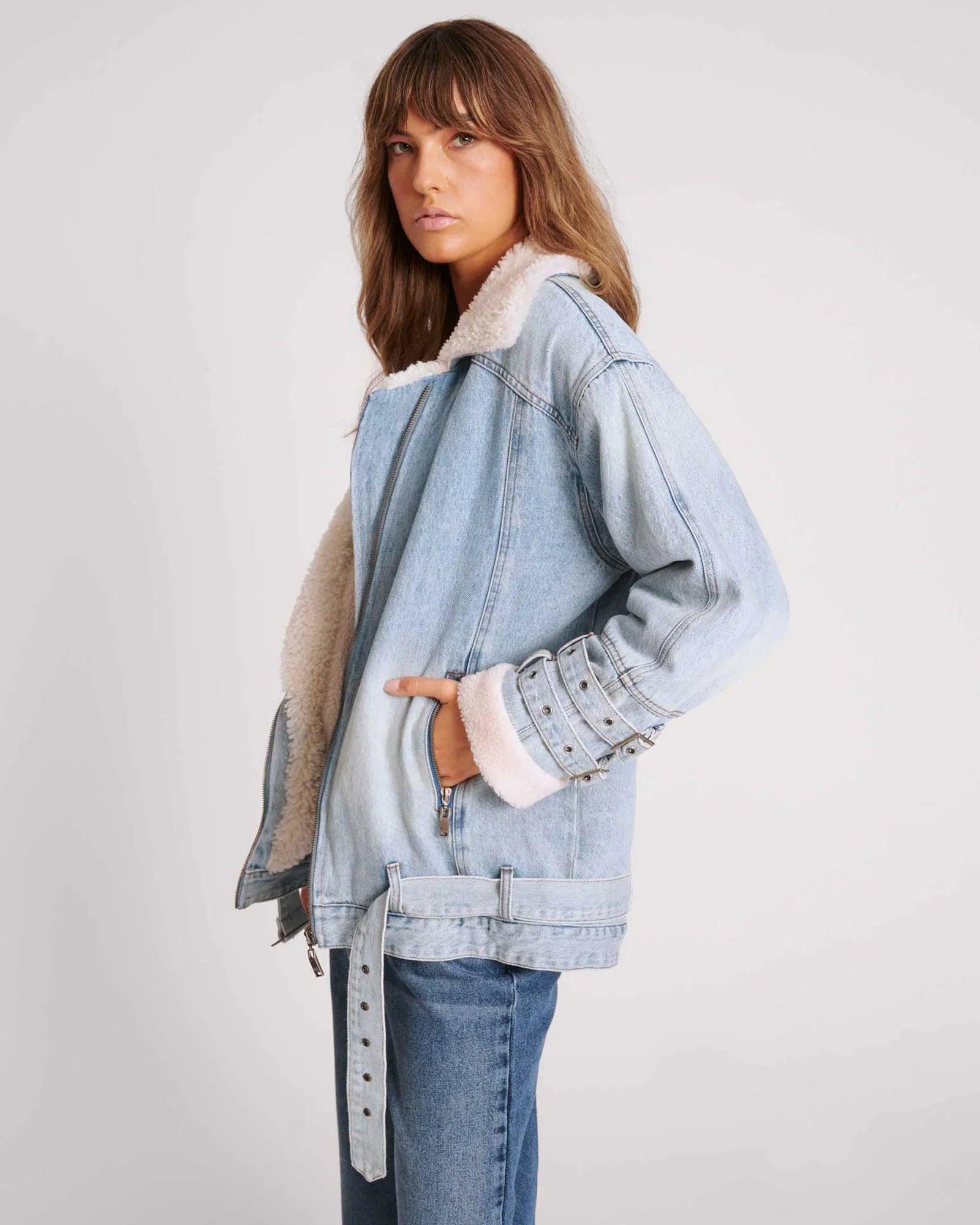 Salty dog denim jacket Product Image
