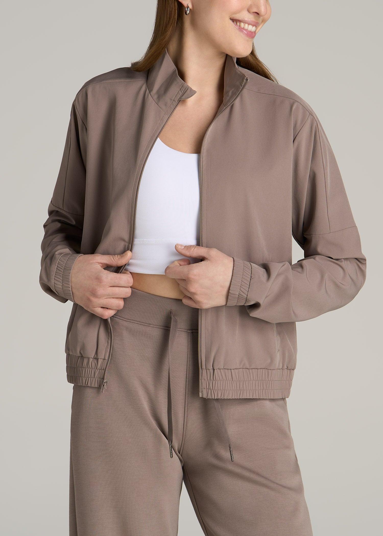 Layer Up Tall Women's Jacket in Black Product Image
