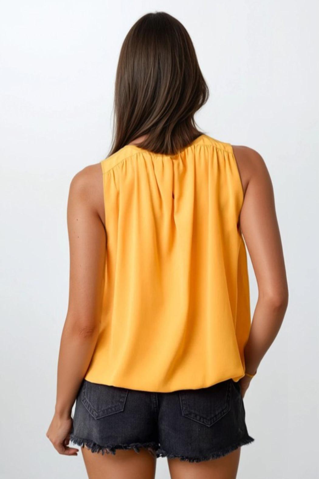 Shirred Bubble Top Product Image
