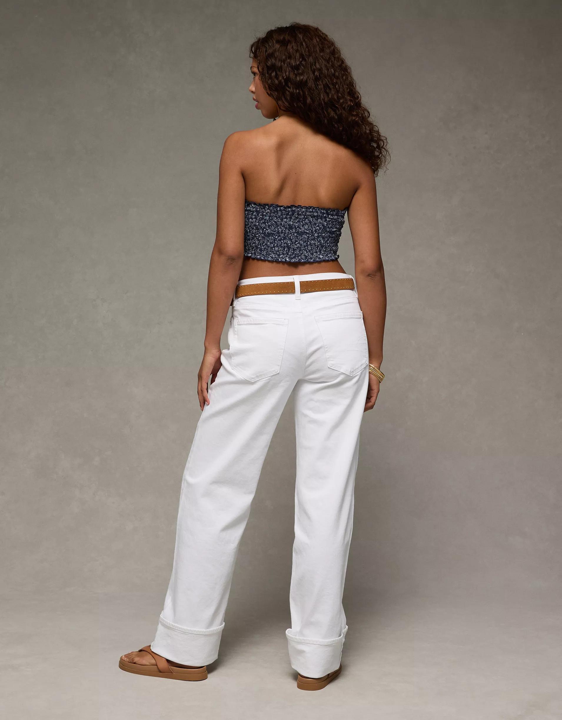 AE Sunchaser Knit Smocked Bandeau Product Image