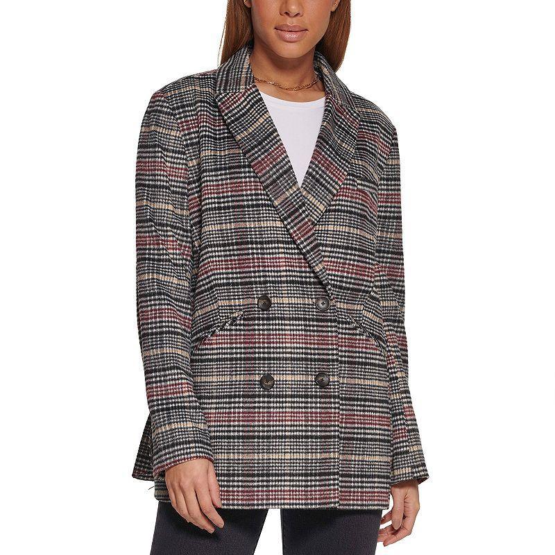 Women's Levi's® Relaxed Shacket Blazer, Size: Large, Red Houndsto Product Image