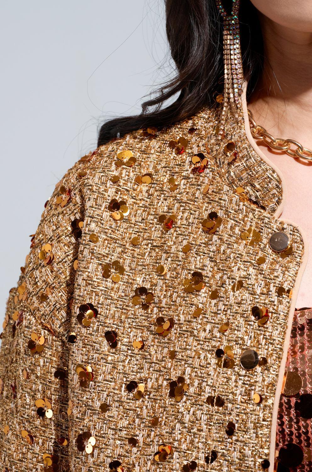 BEST BEHAVIOR TWEED BOMBER Product Image