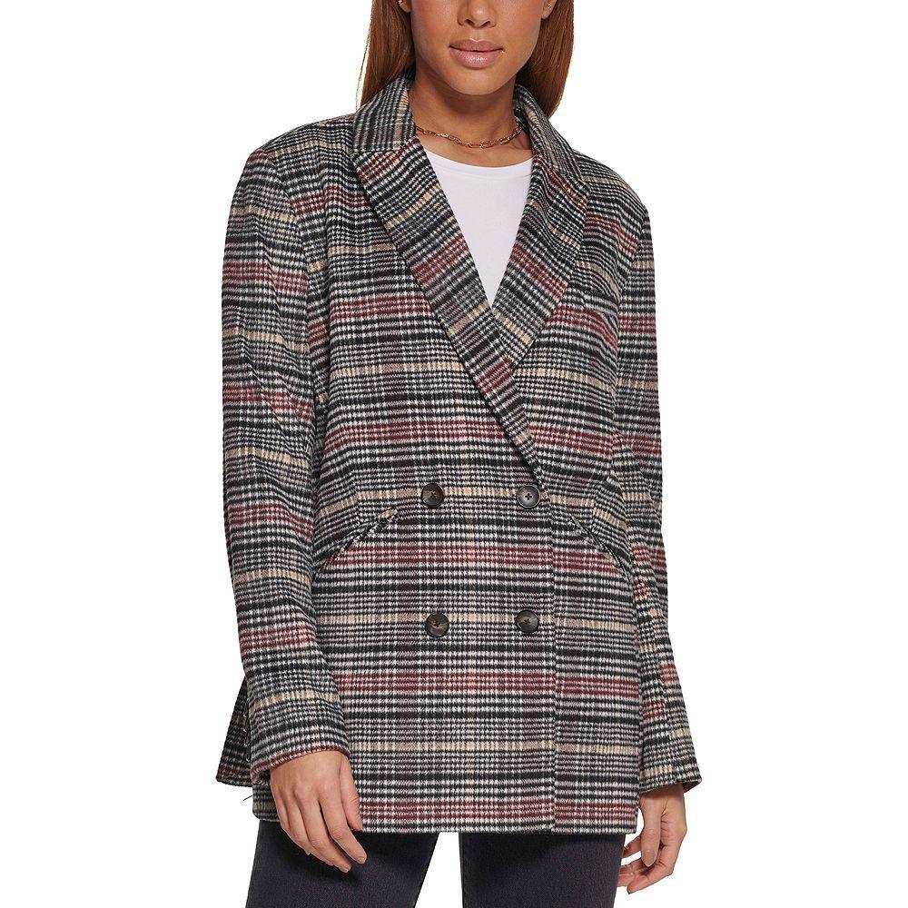Women's Levi's® Relaxed Shacket Blazer, Size: Large, Red Houndsto Product Image