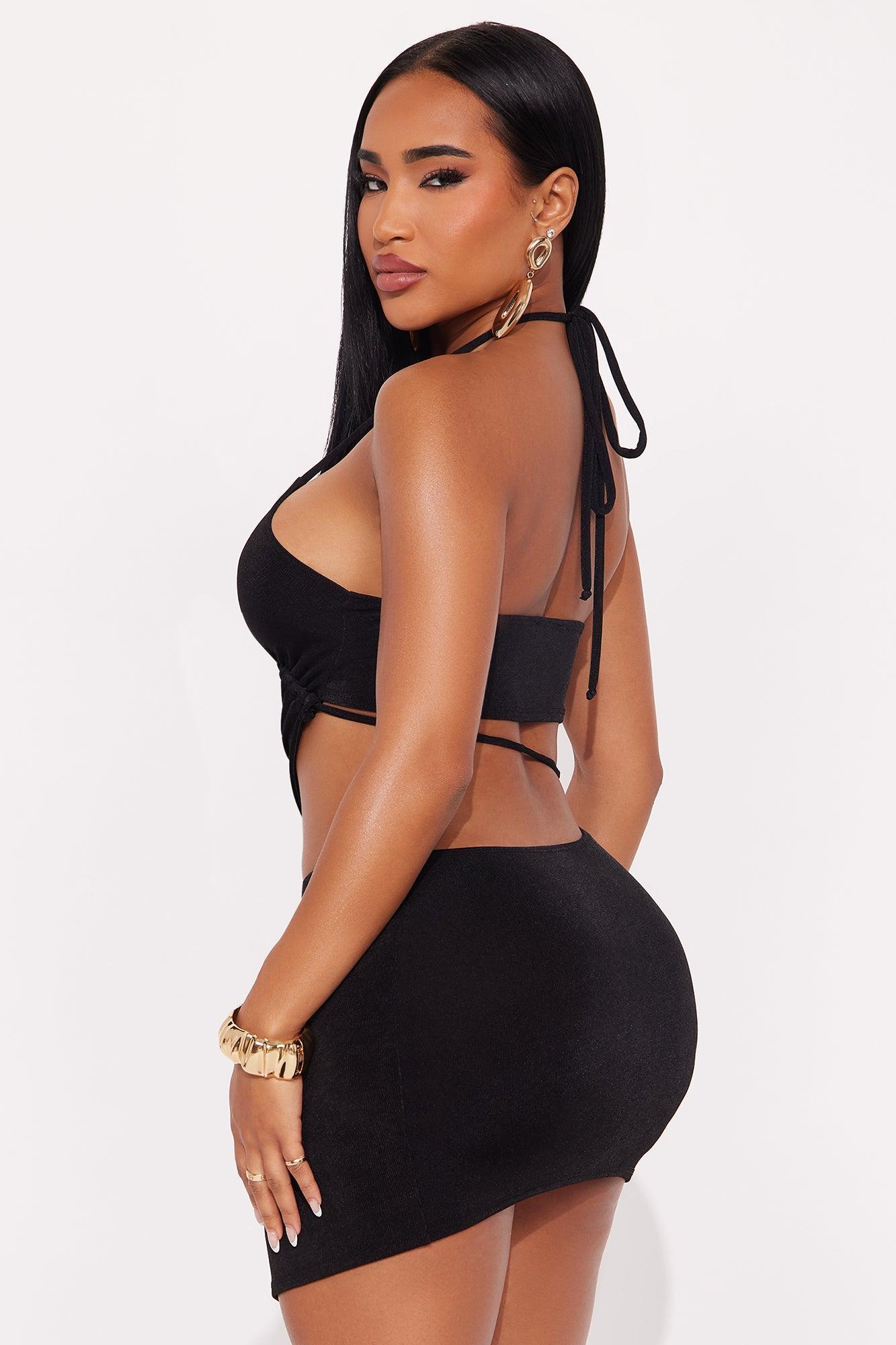 Sweet And Sexy Mini Dress - Black Product Image