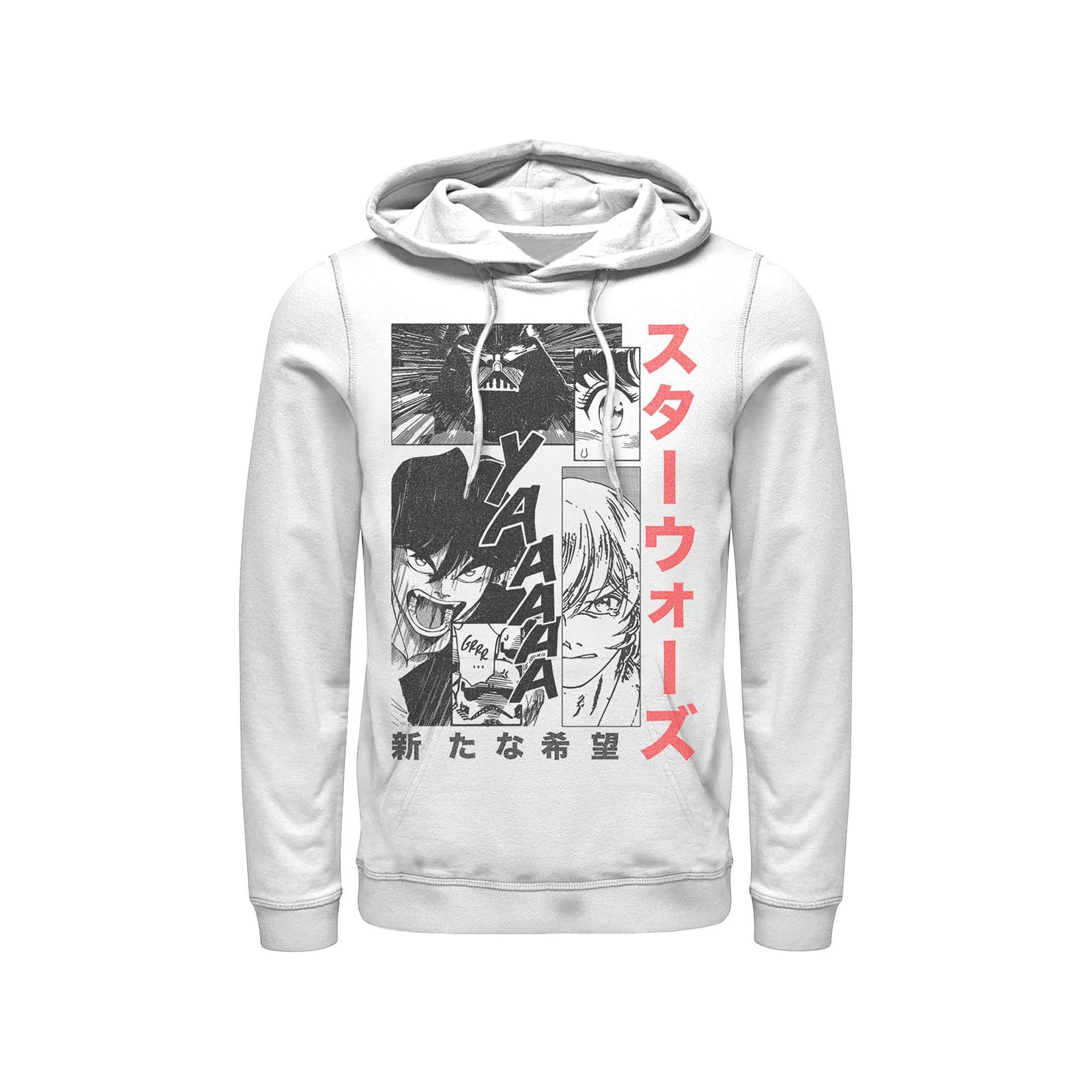 Men's Star Wars Manga Comic Panels Hoodie, Size: 3XL, Royal Product Image