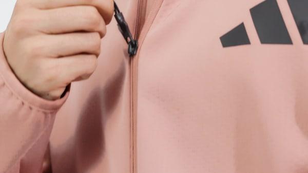 adidas Z.N.E. Full-Zip Hooded Track Jacket Black S Mens Product Image