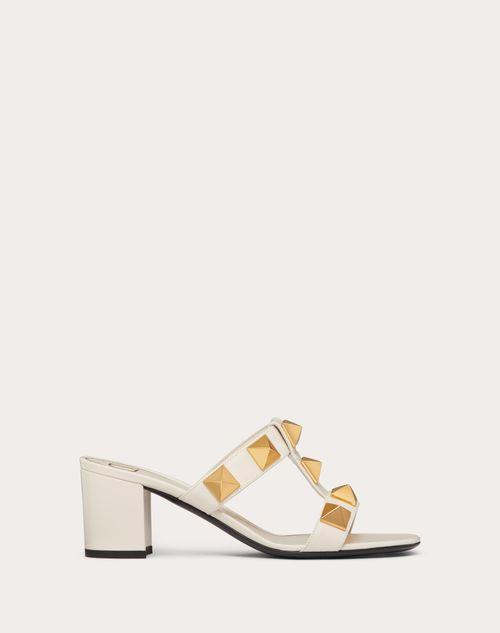 ROMAN STUD CALFSKIN SLIDE SANDAL 60 MM Product Image