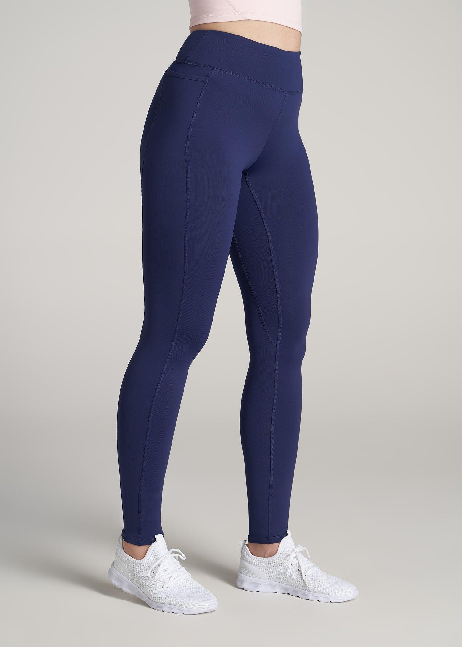 Bella Outer-Pocket Tall Women's Legging in Midnight Blue Product Image