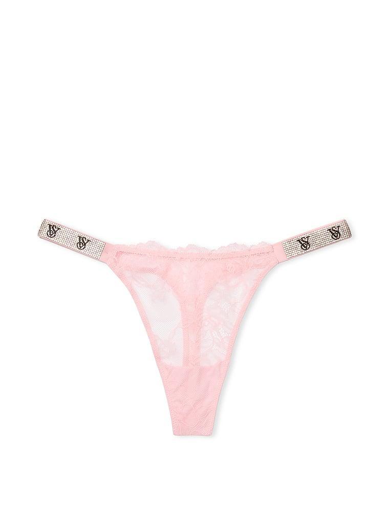 Shine Strap Rose Lace Panty Product Image