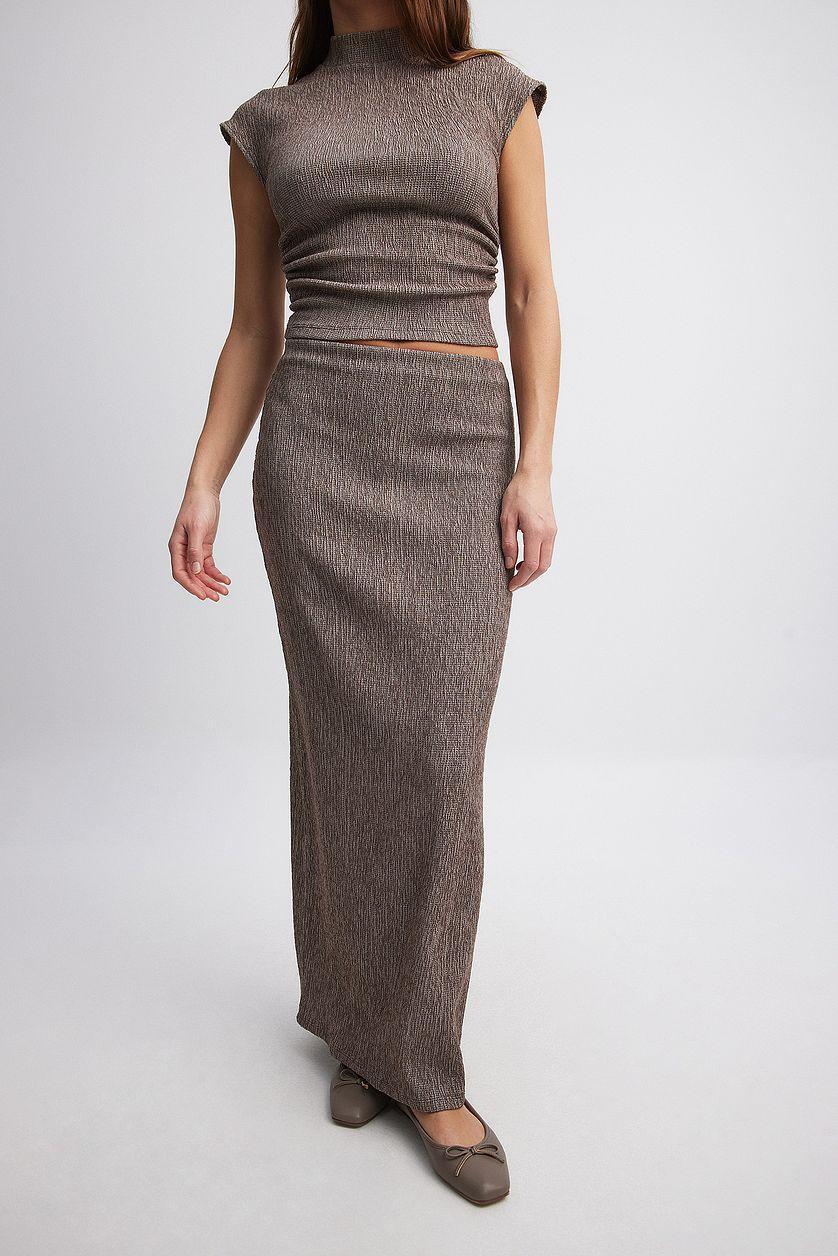 Structured Maxi Skirt Product Image