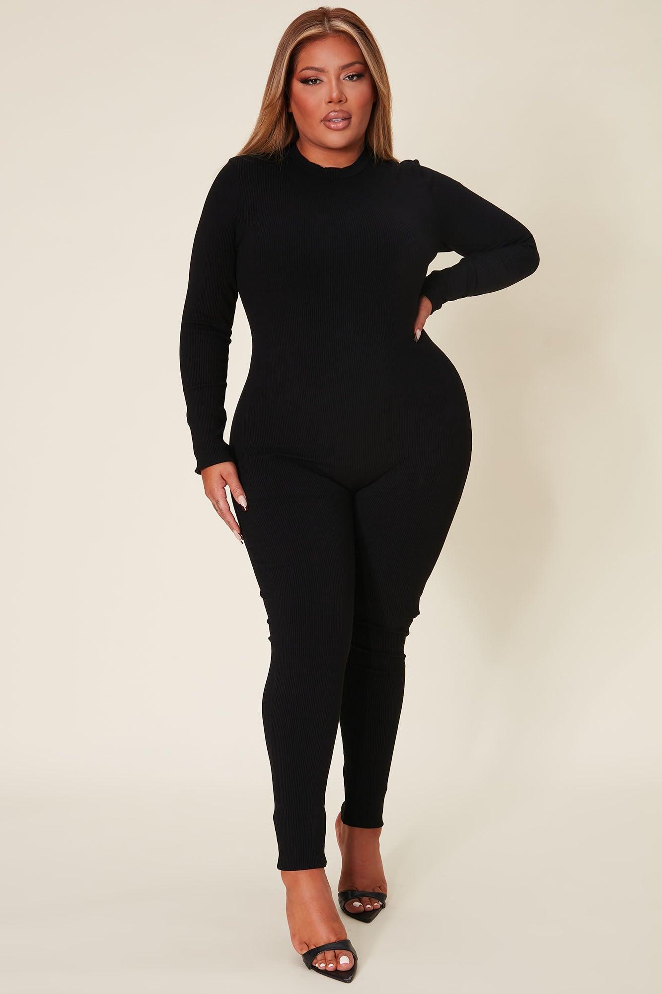 Maribel Snatched Jumpsuit - Black Product Image