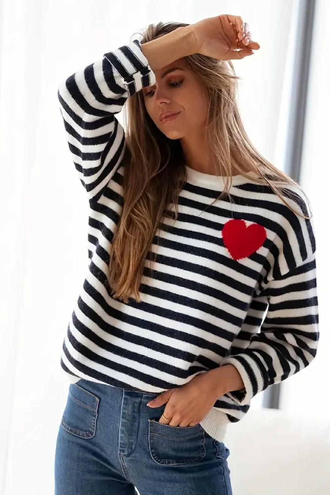 Gianna heart sweater Product Image